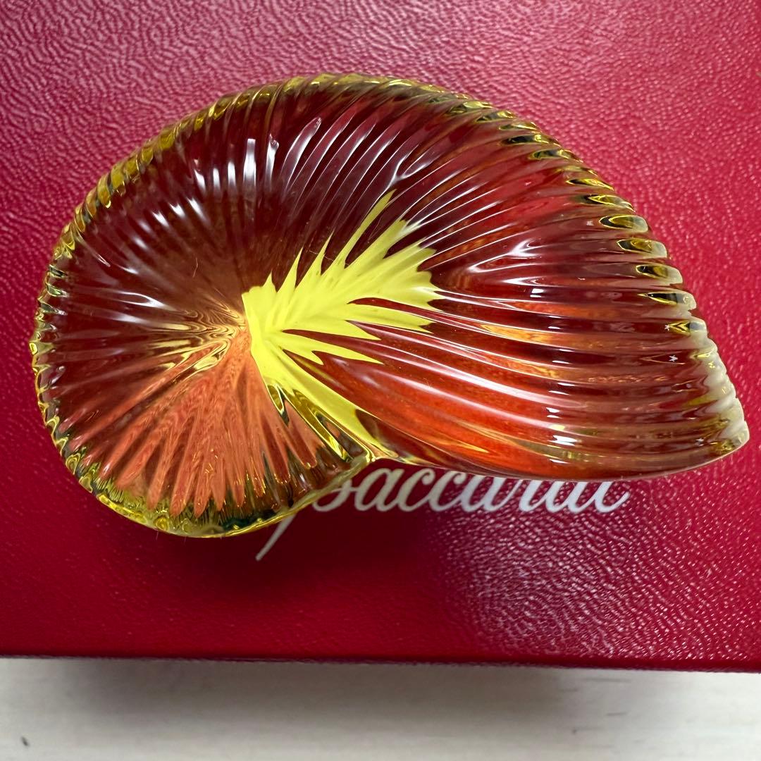 バカラ　アンモナイト　イエロー　未使用品