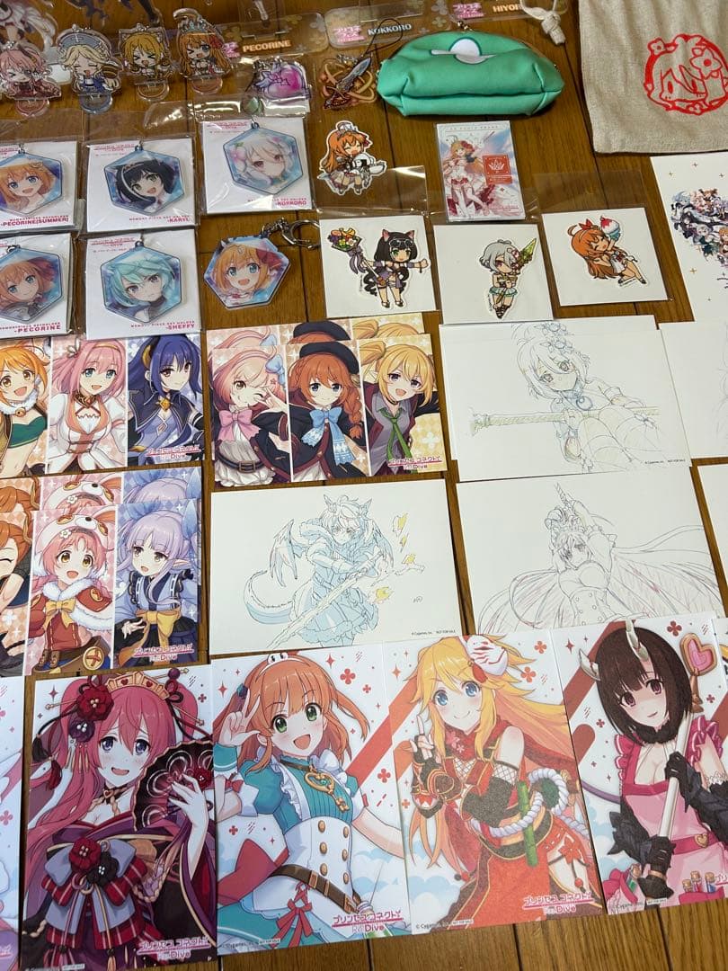 プリコネアクリルキーホルダー・ポストカードセット