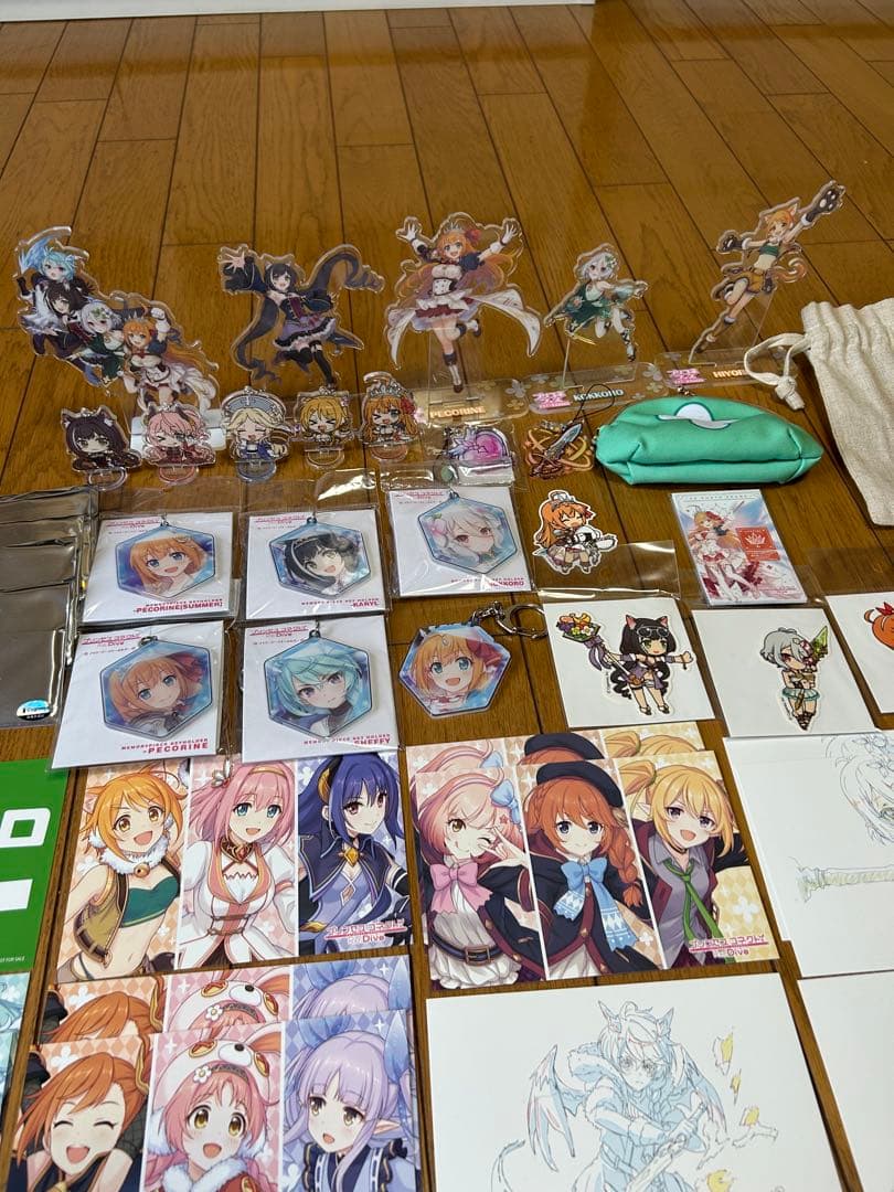 プリコネアクリルキーホルダー・ポストカードセット