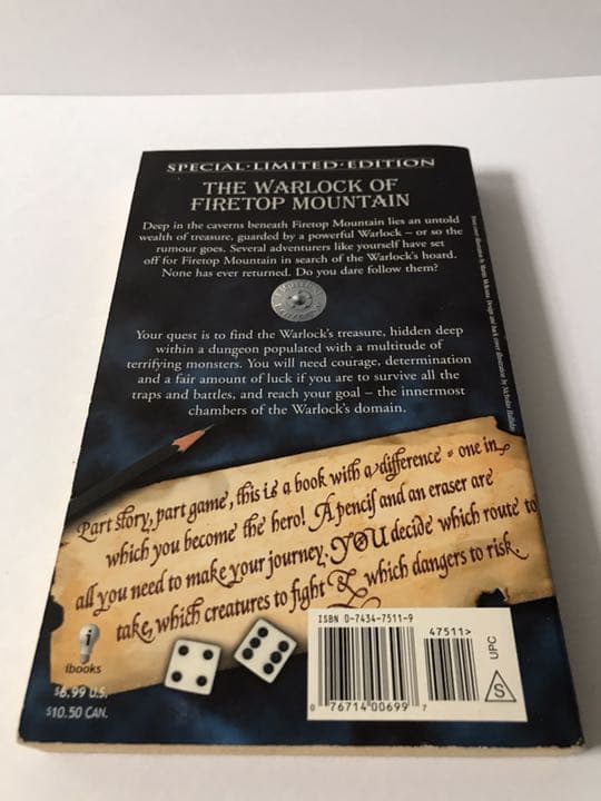 ゲームブック　火吹き山の魔法使い　英語版