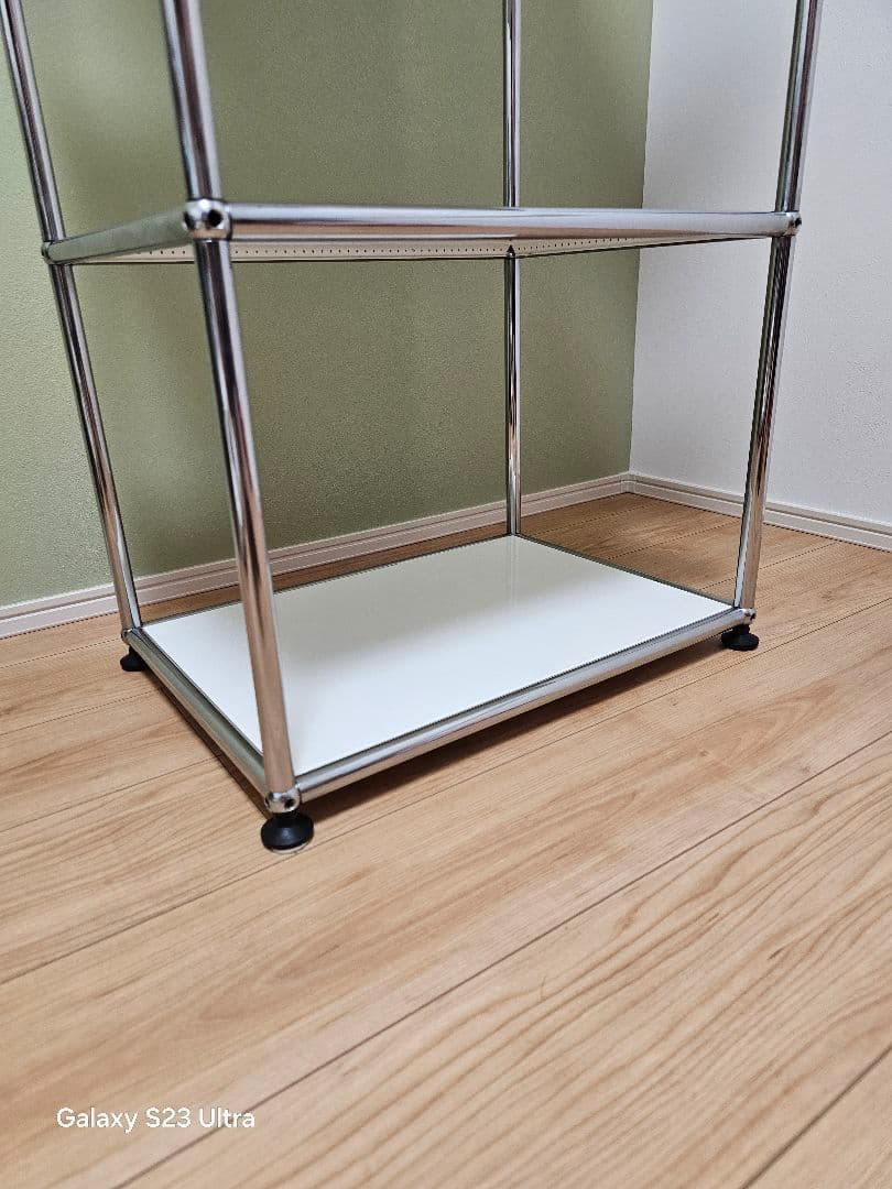 USMハラー 三段オープンキャビネット リビング・キッチン等 ピュアホワイト