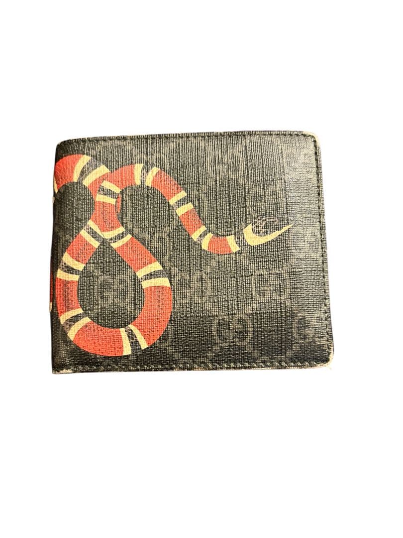 GUCCI グッチ 2つ折り財布 キングスネーク