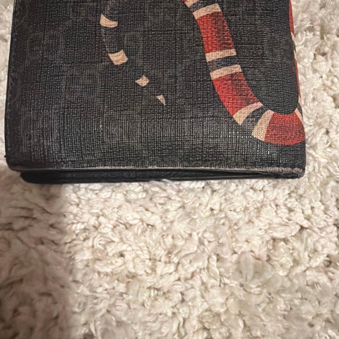 GUCCI グッチ 2つ折り財布 キングスネーク