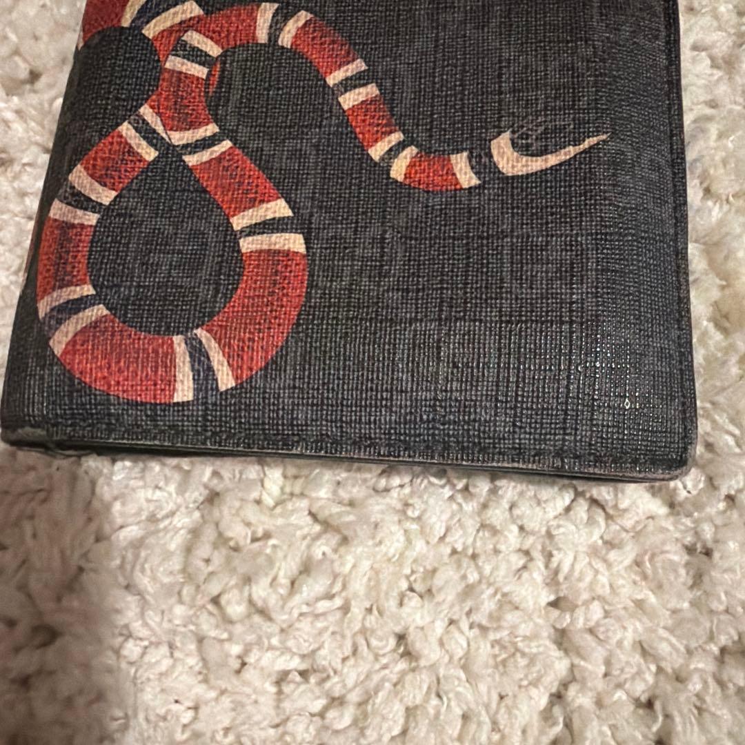 GUCCI グッチ 2つ折り財布 キングスネーク