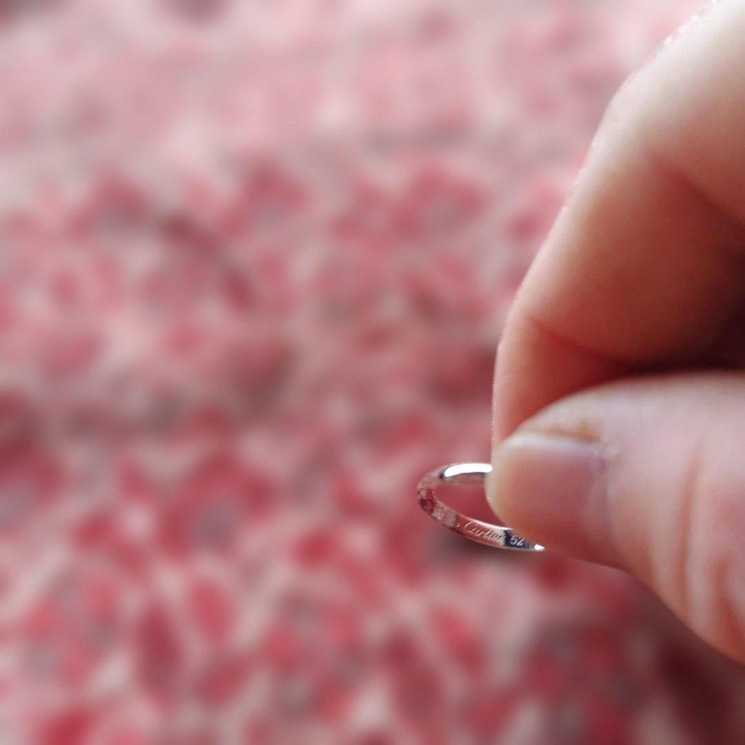 Cartierのウェディングバンドリングです。