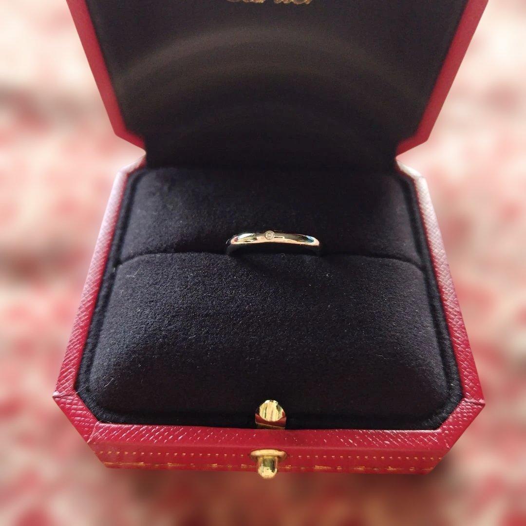 Cartierのウェディングバンドリングです。