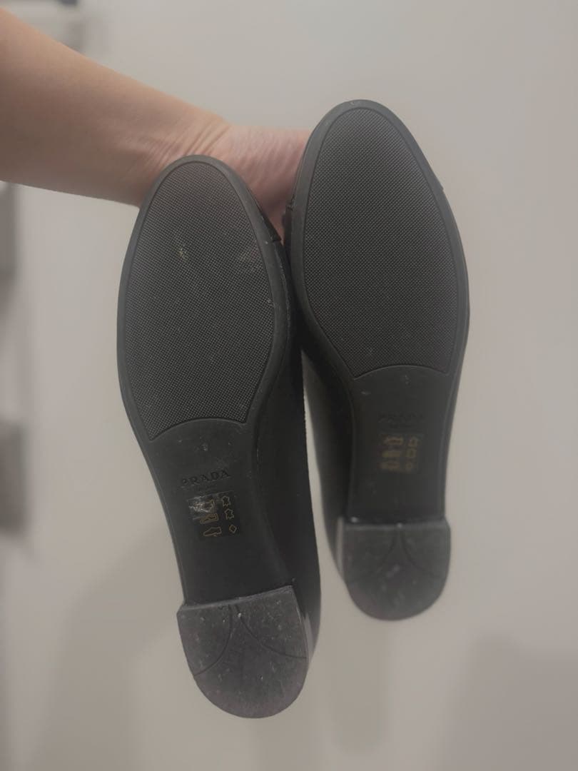 【最終価格】PRADA ブラック バレエフラットシューズ