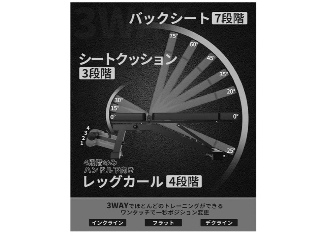 トレーニングベンチ300kg耐荷重