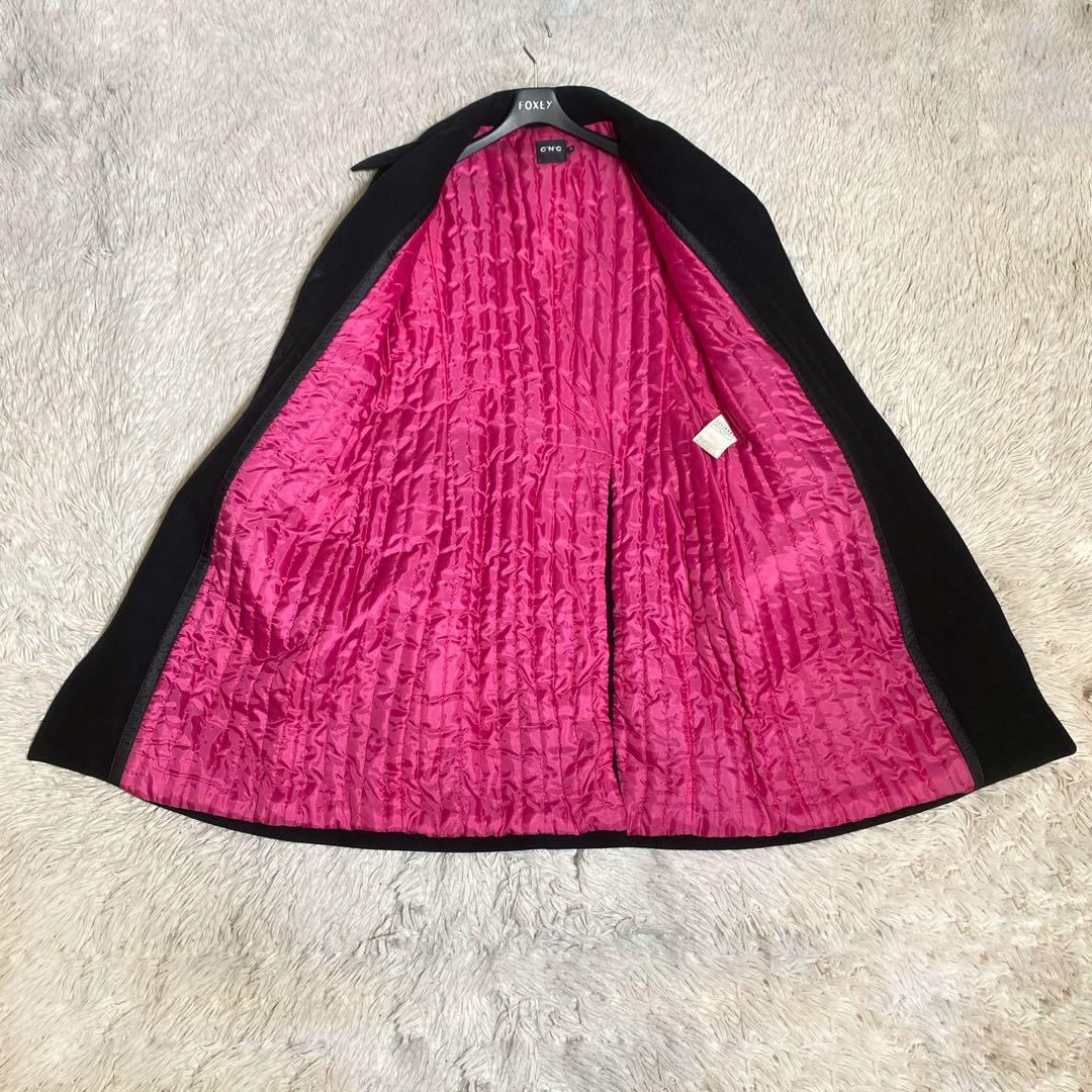 希少♡コスチュームナショナル ロングチェスターコート キルティング裏地 イタリア