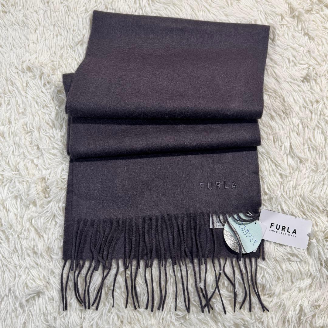タグ付き未使用品✨FURLA フルラ カシミヤ100% マフラー 洗える