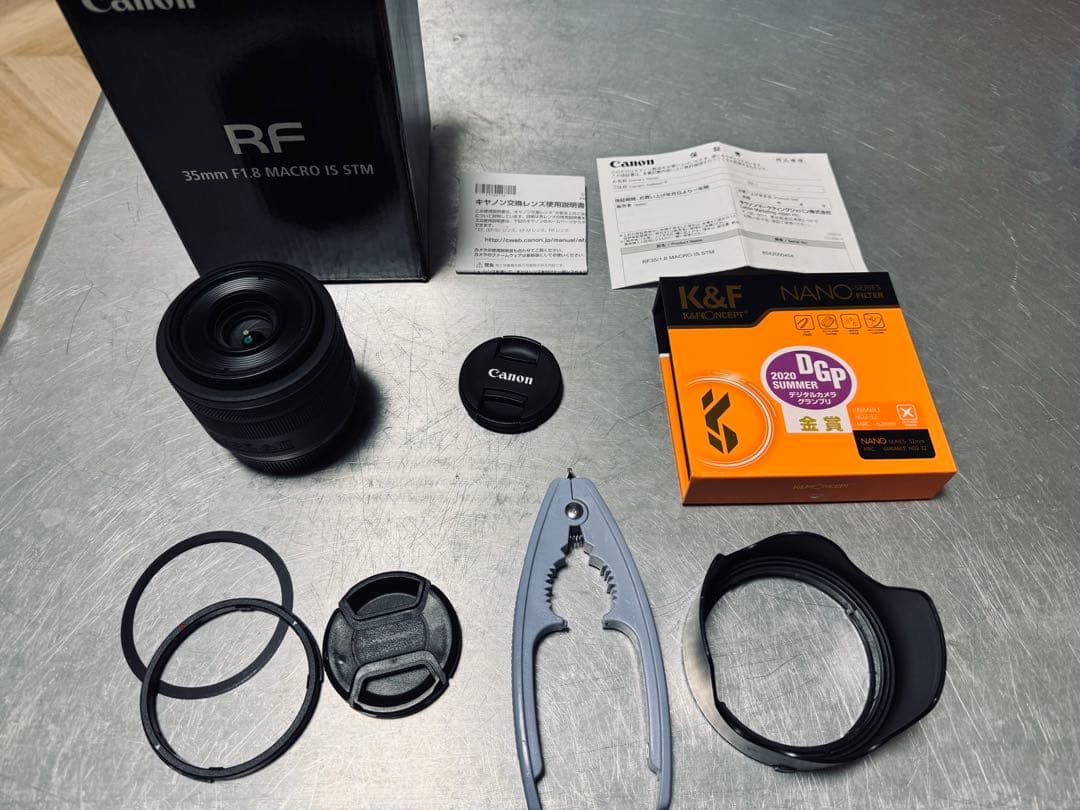 【yee 】キャノンRF35mm f1.8 MACRO IS STMレンズ