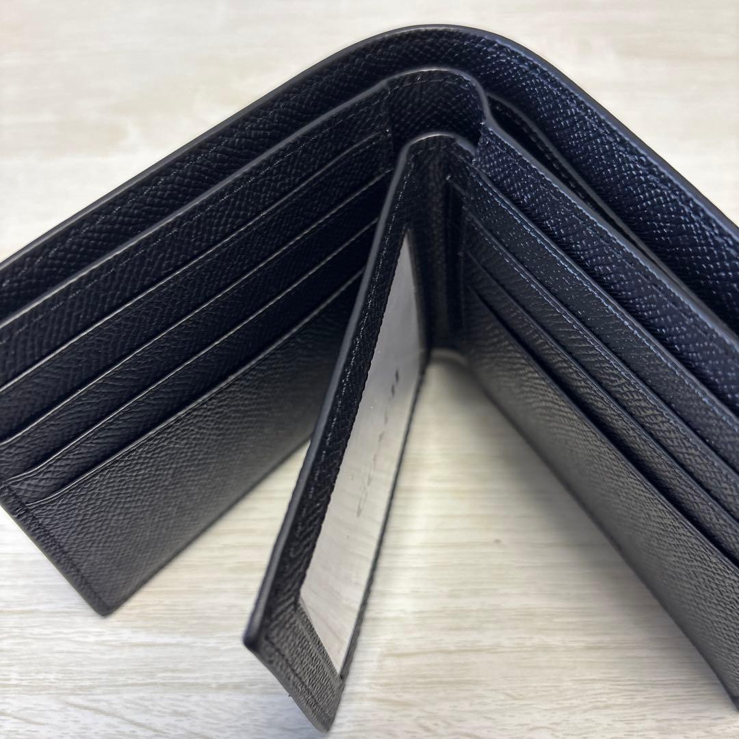 COACH 二つ折り財布 ブラック