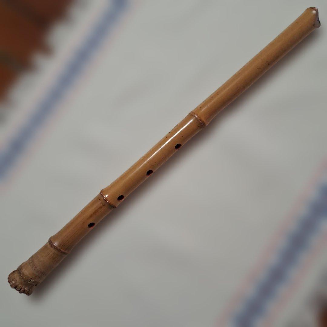 尺八 本体 竹製 五孔