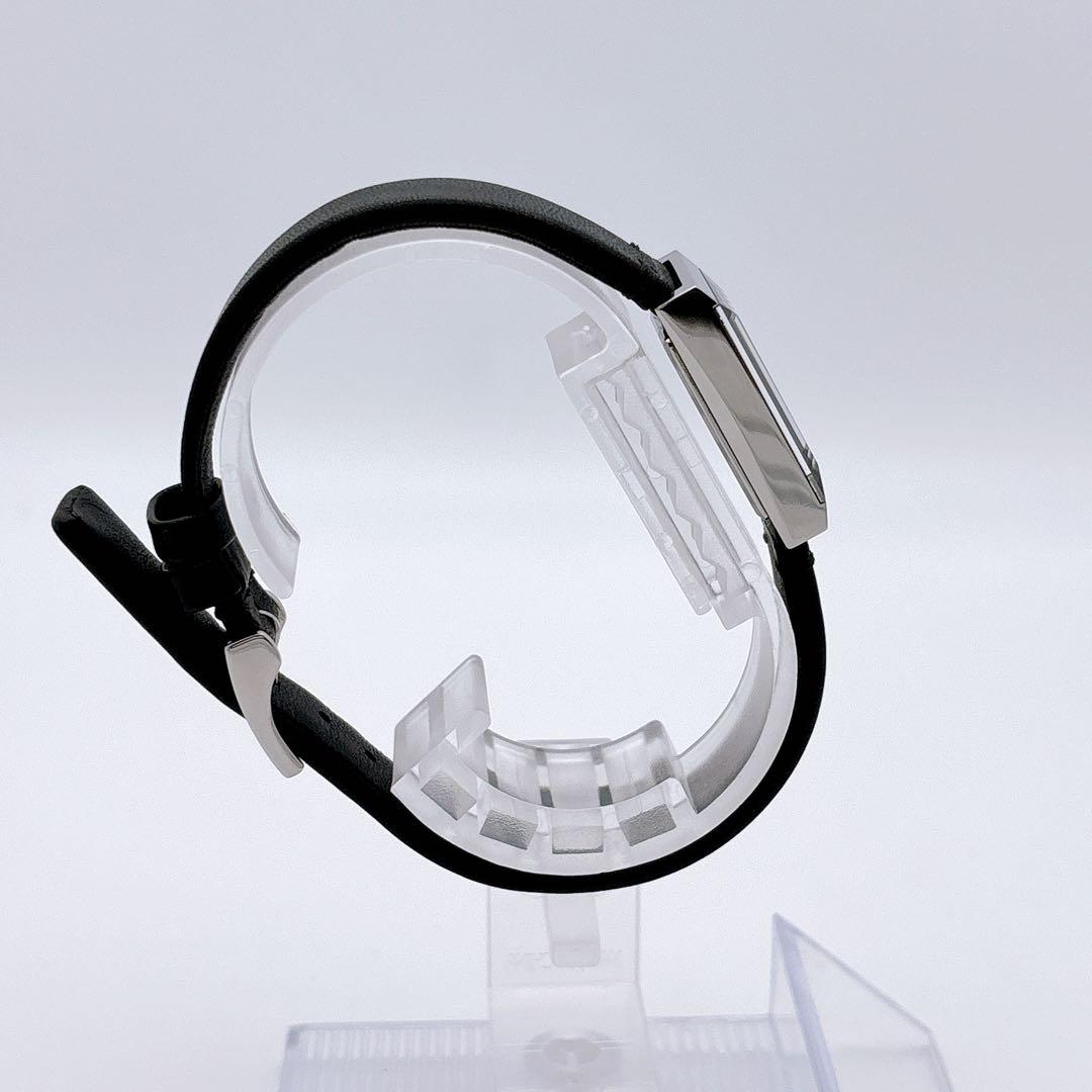 【美品・電池新品・付属品】GUCCI 147.5 カットガラス 純正ベルト腕時計