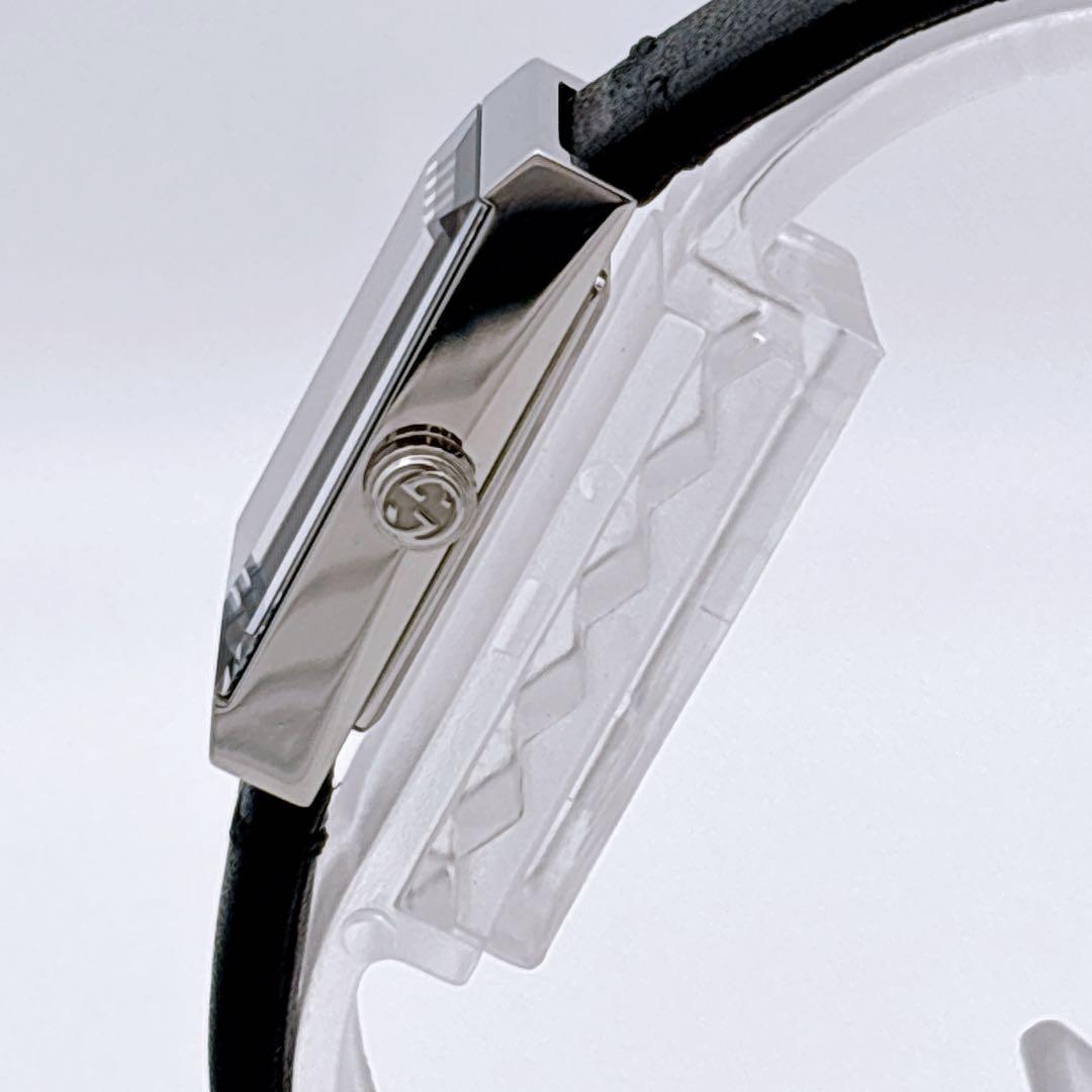 【美品・電池新品・付属品】GUCCI 147.5 カットガラス 純正ベルト腕時計
