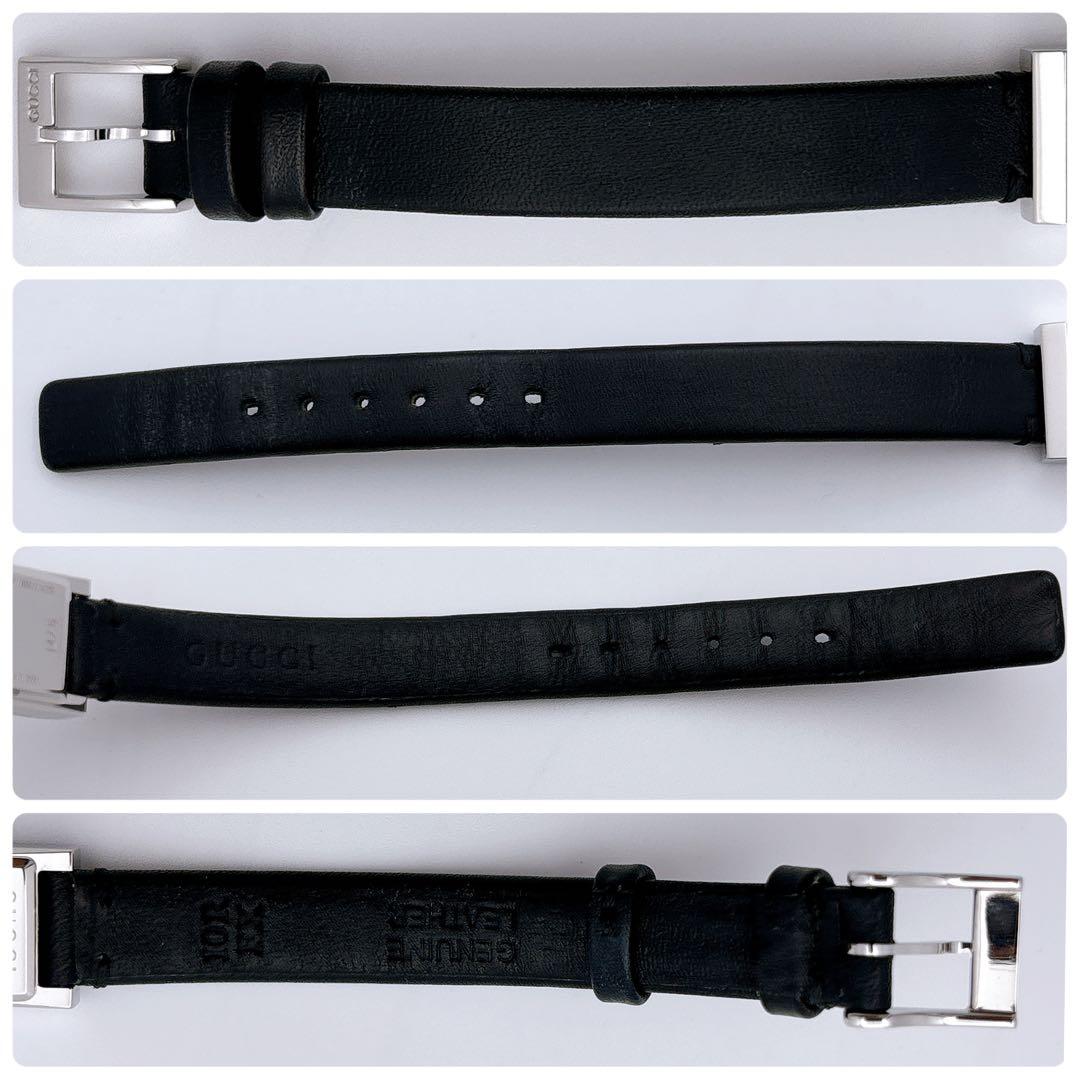 【美品・電池新品・付属品】GUCCI 147.5 カットガラス 純正ベルト腕時計