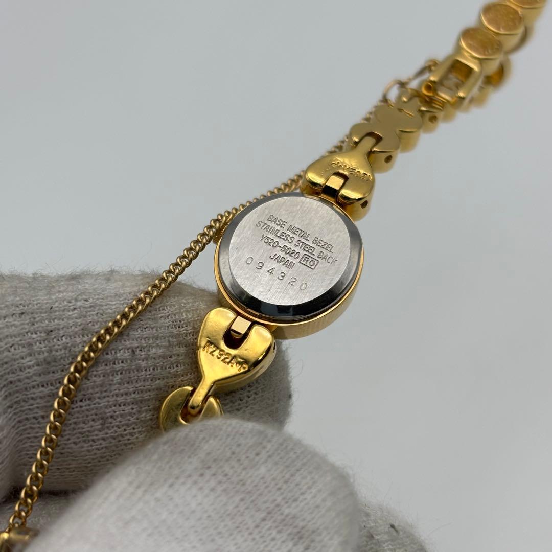 レア✨SEIKO ALBA 腕時計 1Pダイヤ ゴールド レディース ブレス