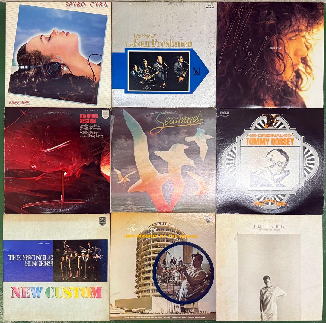 【LP9枚】ジャズ レコード まとめて A-01