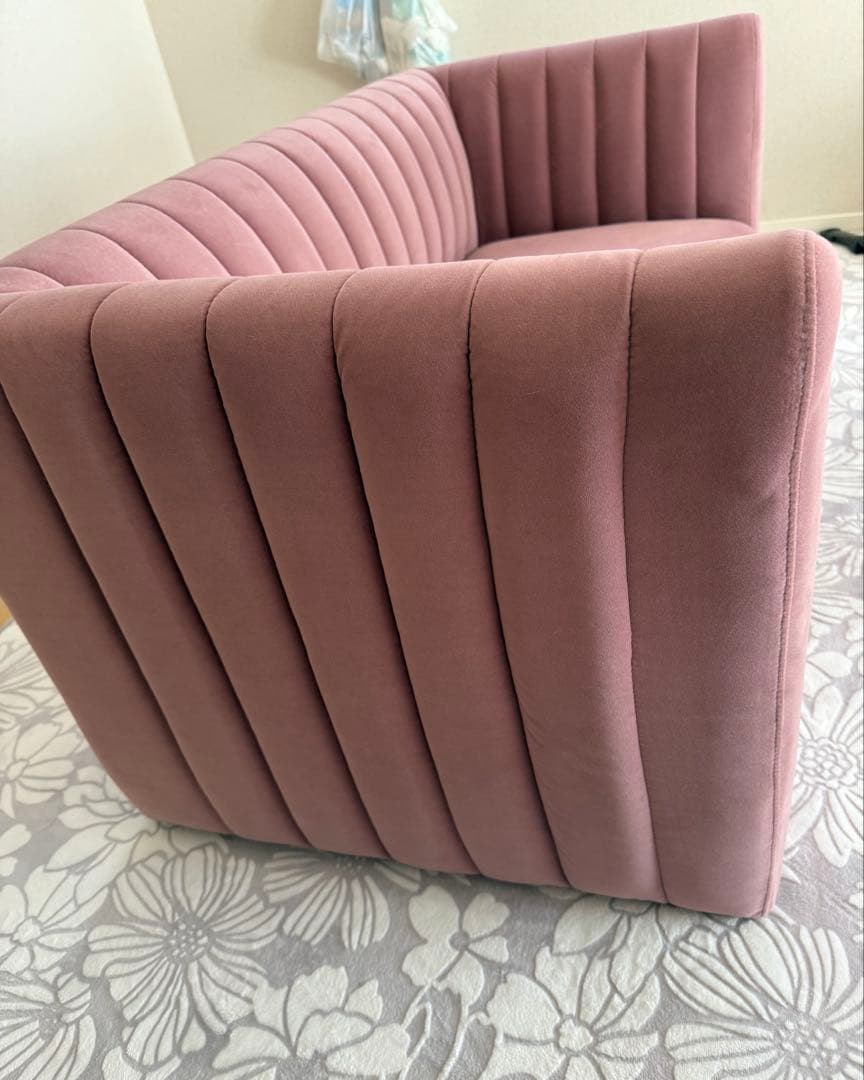 Francfranc シュエット ソファ 2S ピンク