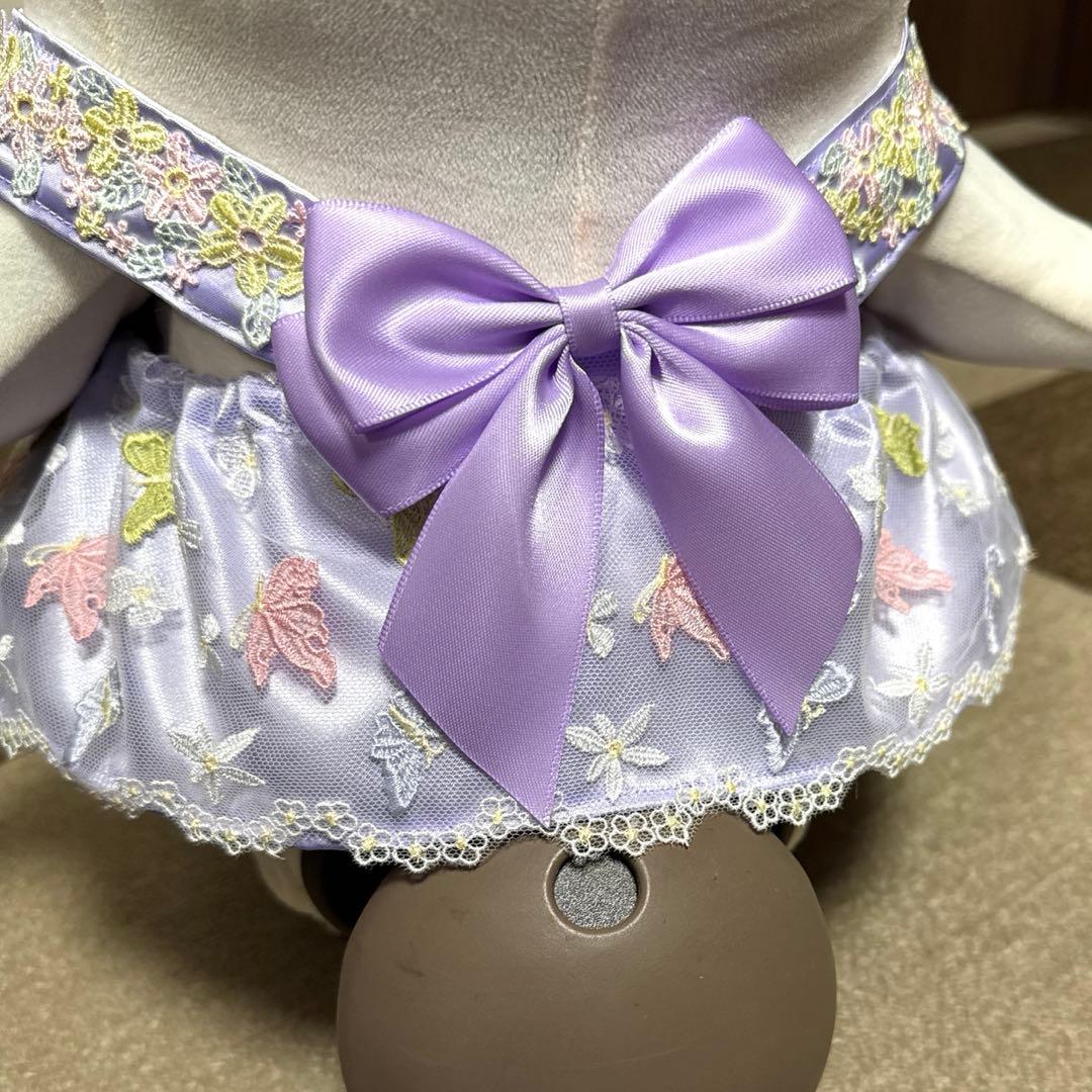 ラボット LOVOT 服 蝶々＆ホワイトフラワードレスワンピース 2着セット売り