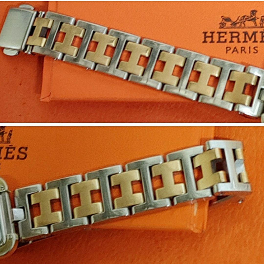 エルメス時計/極極極美品クロアジュール/新品電池新品仕上げ正常稼働品/レディース