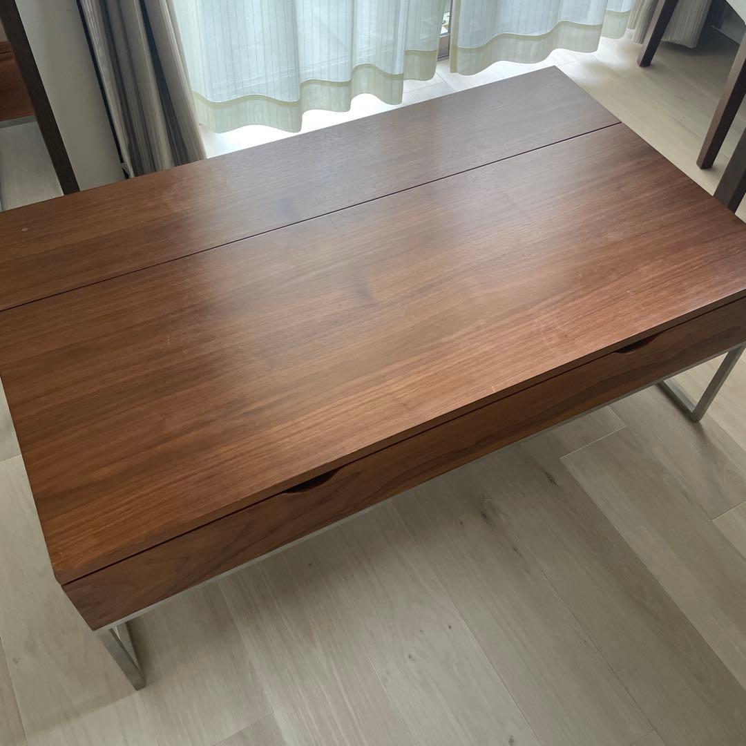 昇降式コーヒーテーブル ウォールナット リモートワークsongdream