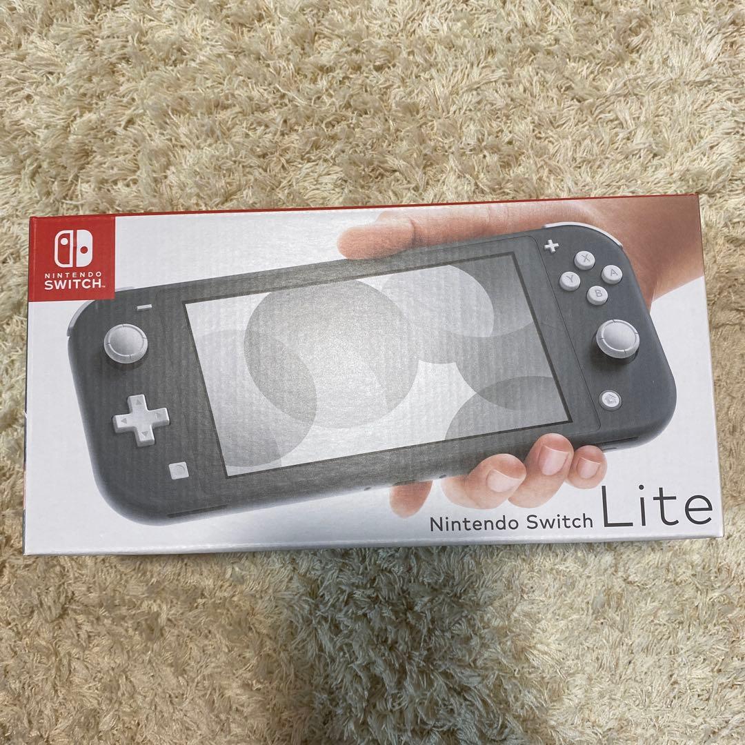 新品未使用　Nintendo Switch Lite グレー 本体　スイッチ