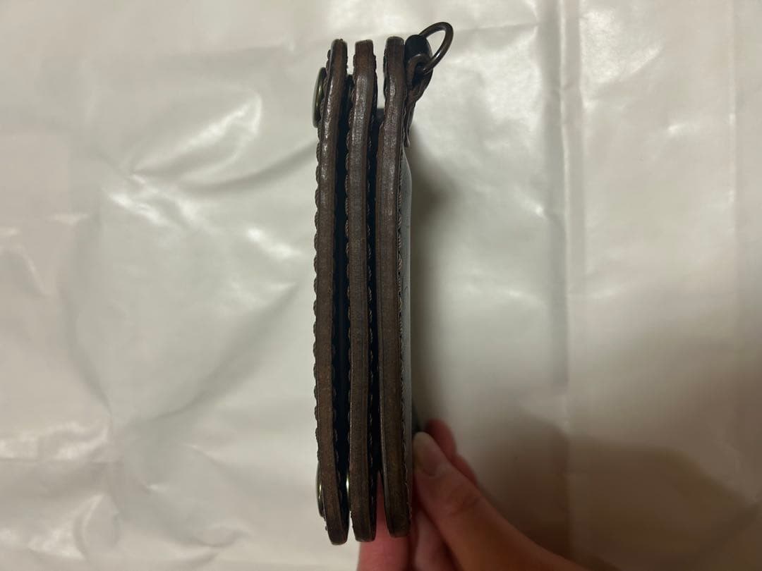 OOLJEE leather ヒリー　ミドルトラッカーウォレット　二つ折財布