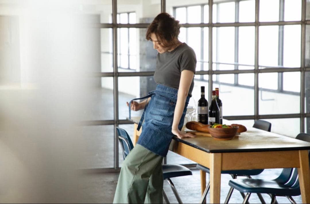 【新品未使用タグ付き】YANUK × 亜希さん限定コラボエプロン　3way