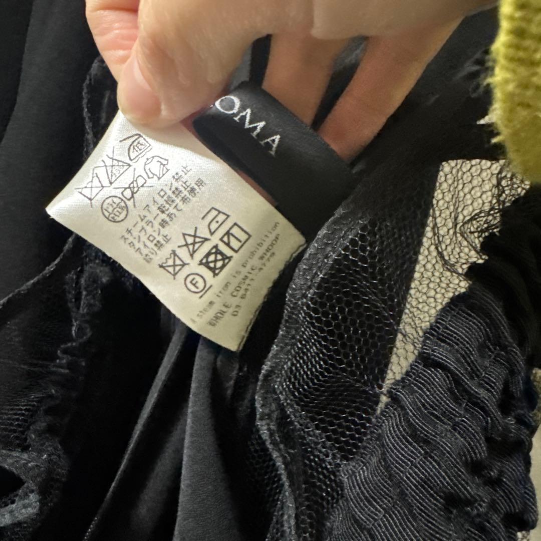 SHIROMA ブラック チュニック 長袖