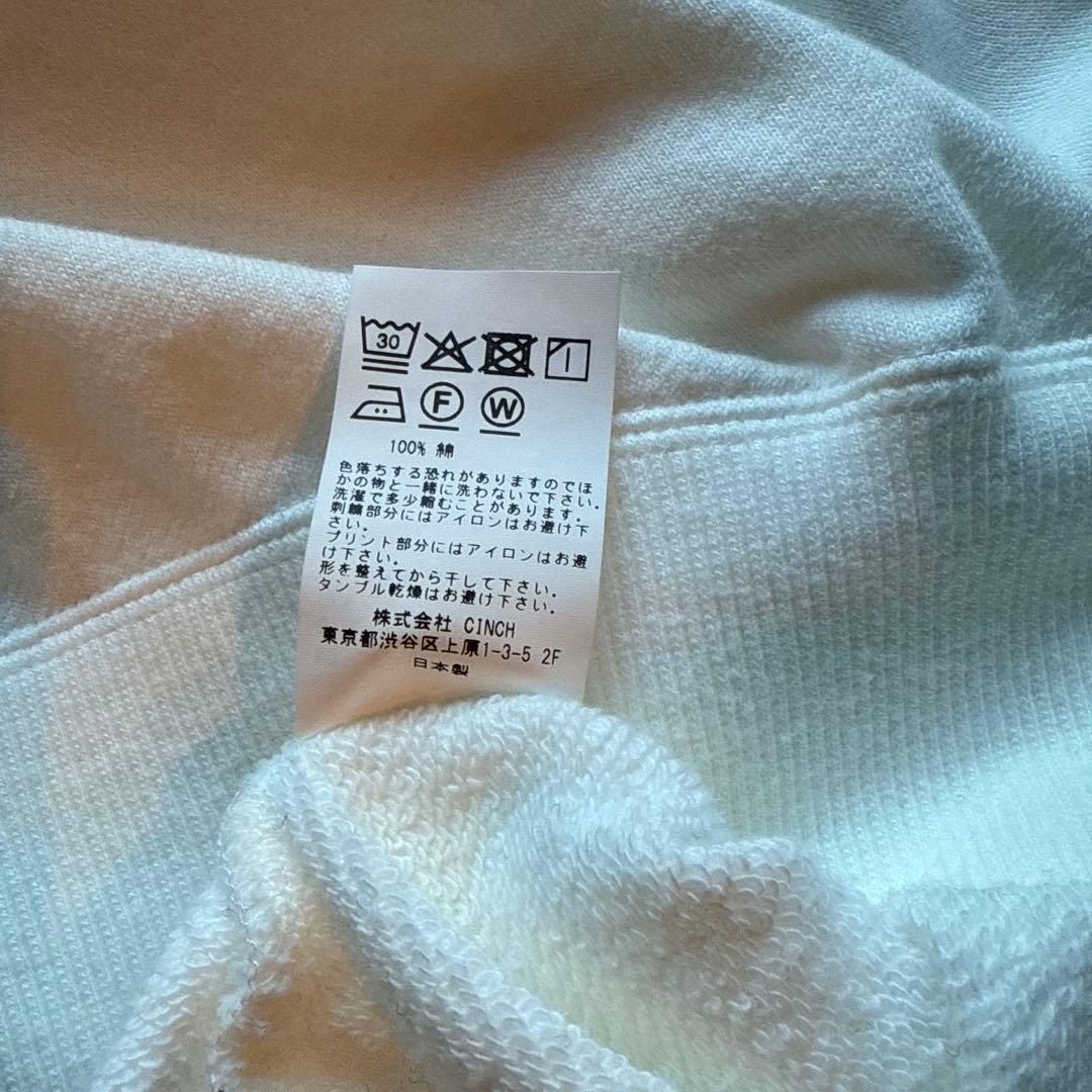 oblada / オブラダ 別注HELLO SWEAT スウェット　白