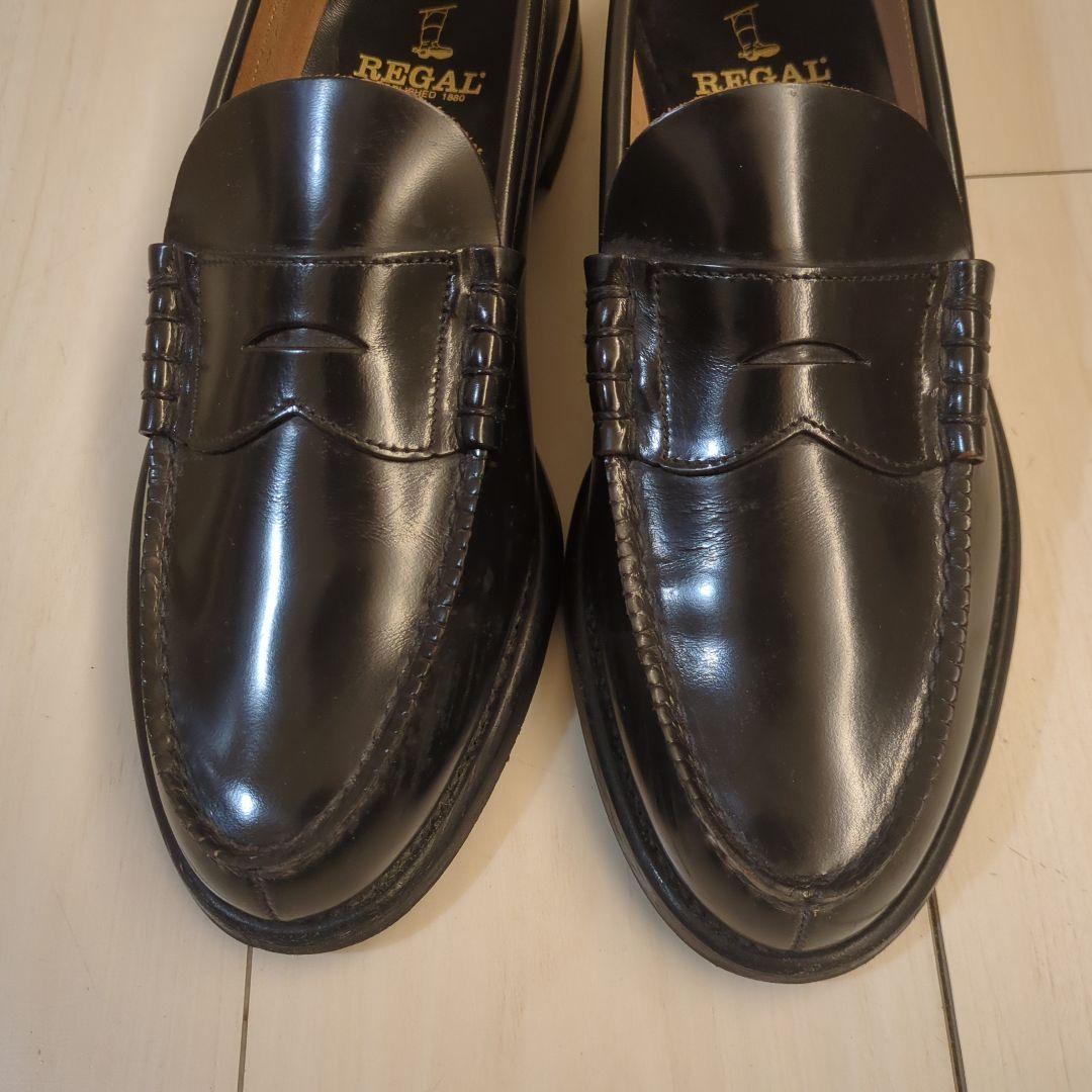 週末セール中27cm リーガル REGAL ローファー 2177 黒