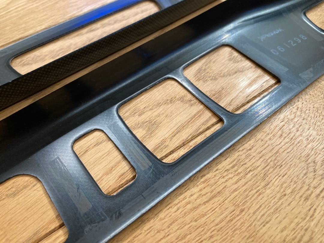 ウィンドースイッチガーニッシュ　カーボン調　HA36S　純正オプション　ワークス