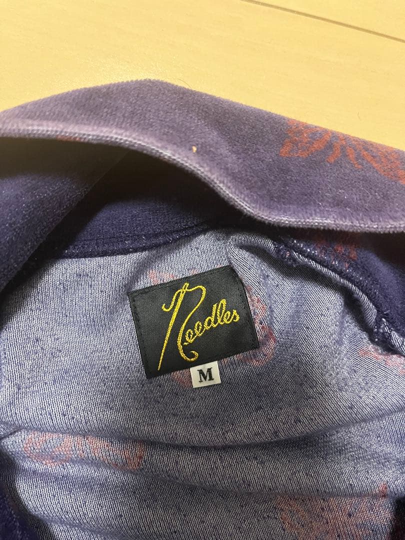 Needles 蝶柄 トラックジャケット ベロア