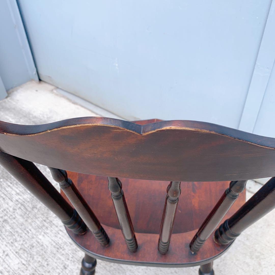 【送料込】北海道民芸 ウィンザーチェア 2脚セット 希少 アンティーク家具