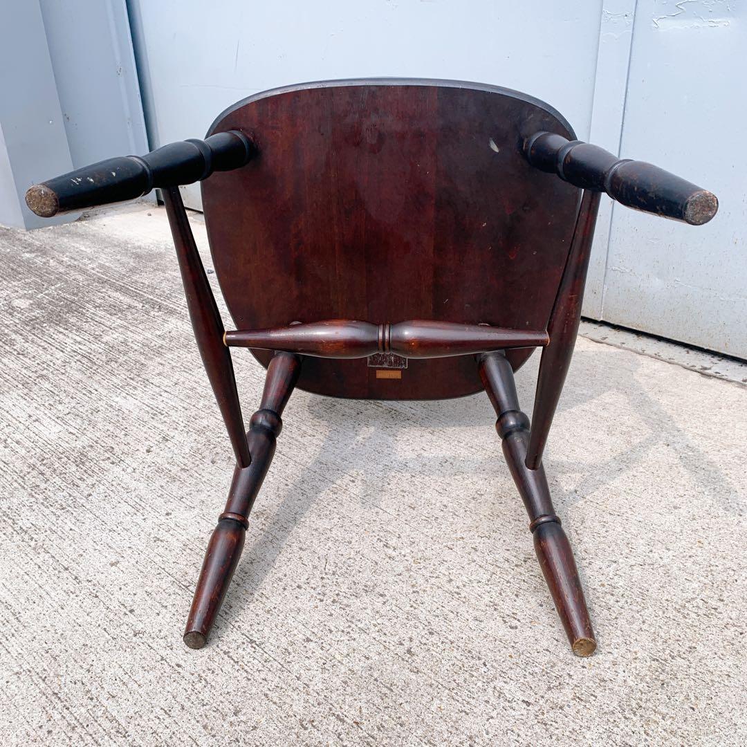【送料込】北海道民芸 ウィンザーチェア 2脚セット 希少 アンティーク家具