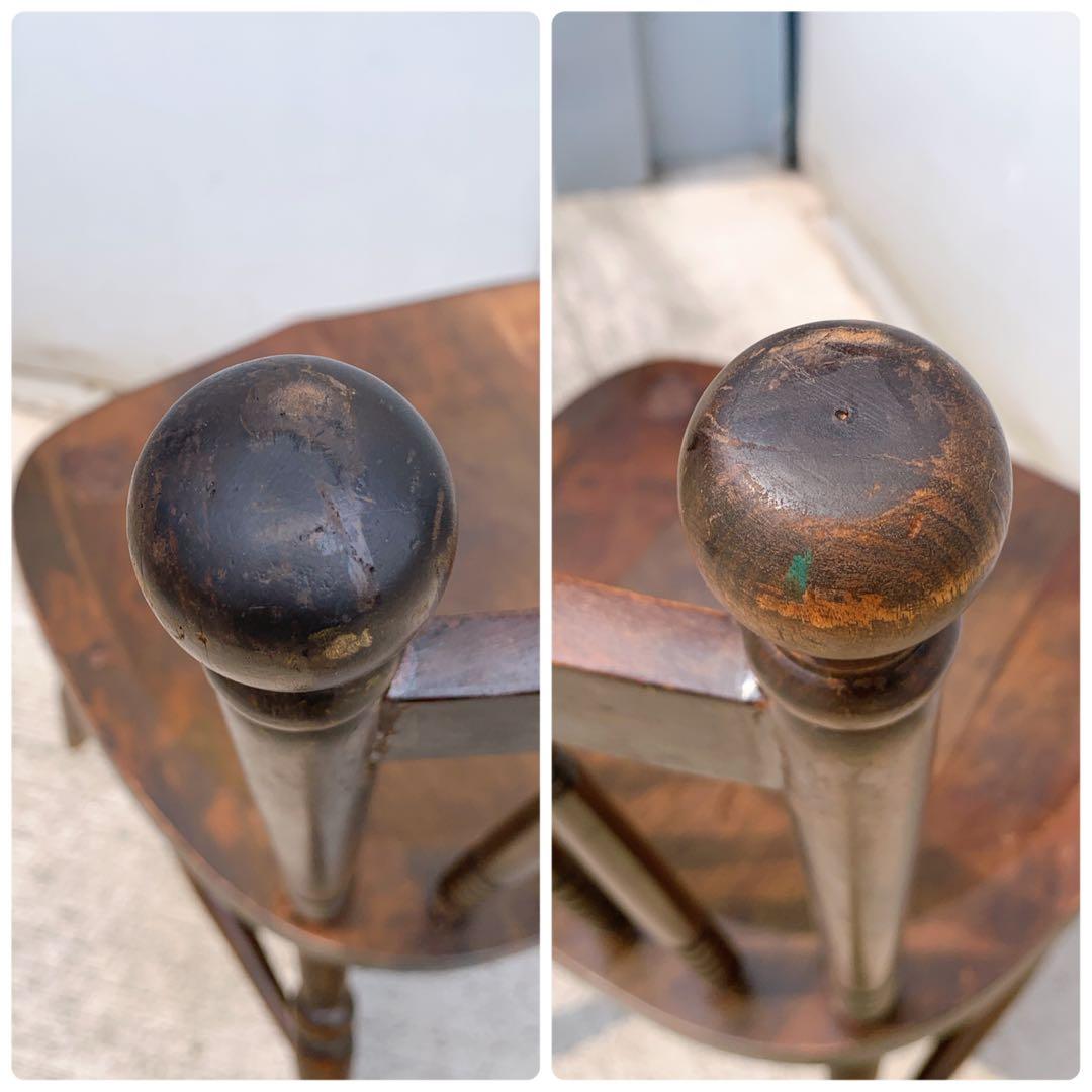 【送料込】北海道民芸 ウィンザーチェア 2脚セット 希少 アンティーク家具