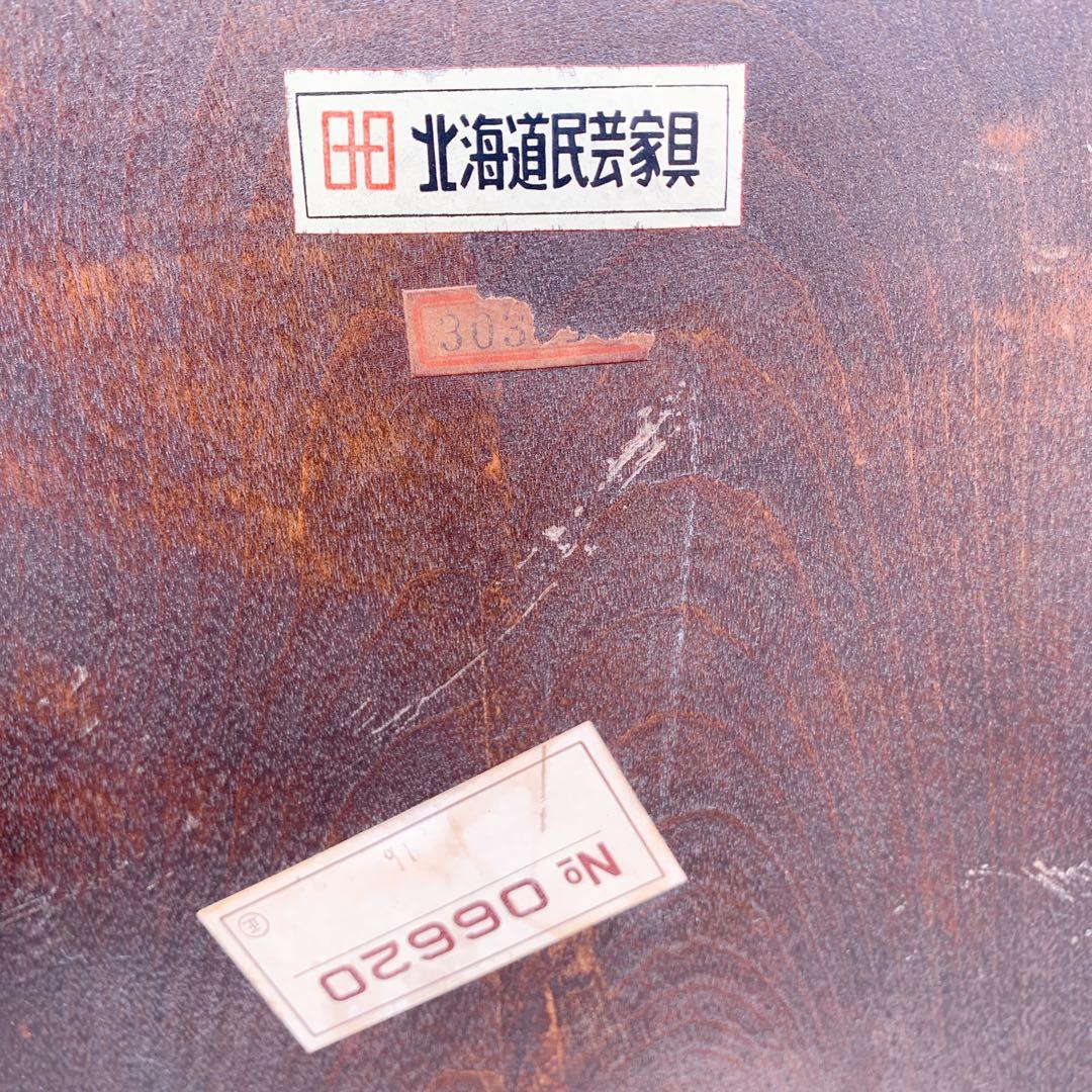 【送料込】北海道民芸 ウィンザーチェア 2脚セット 希少 アンティーク家具