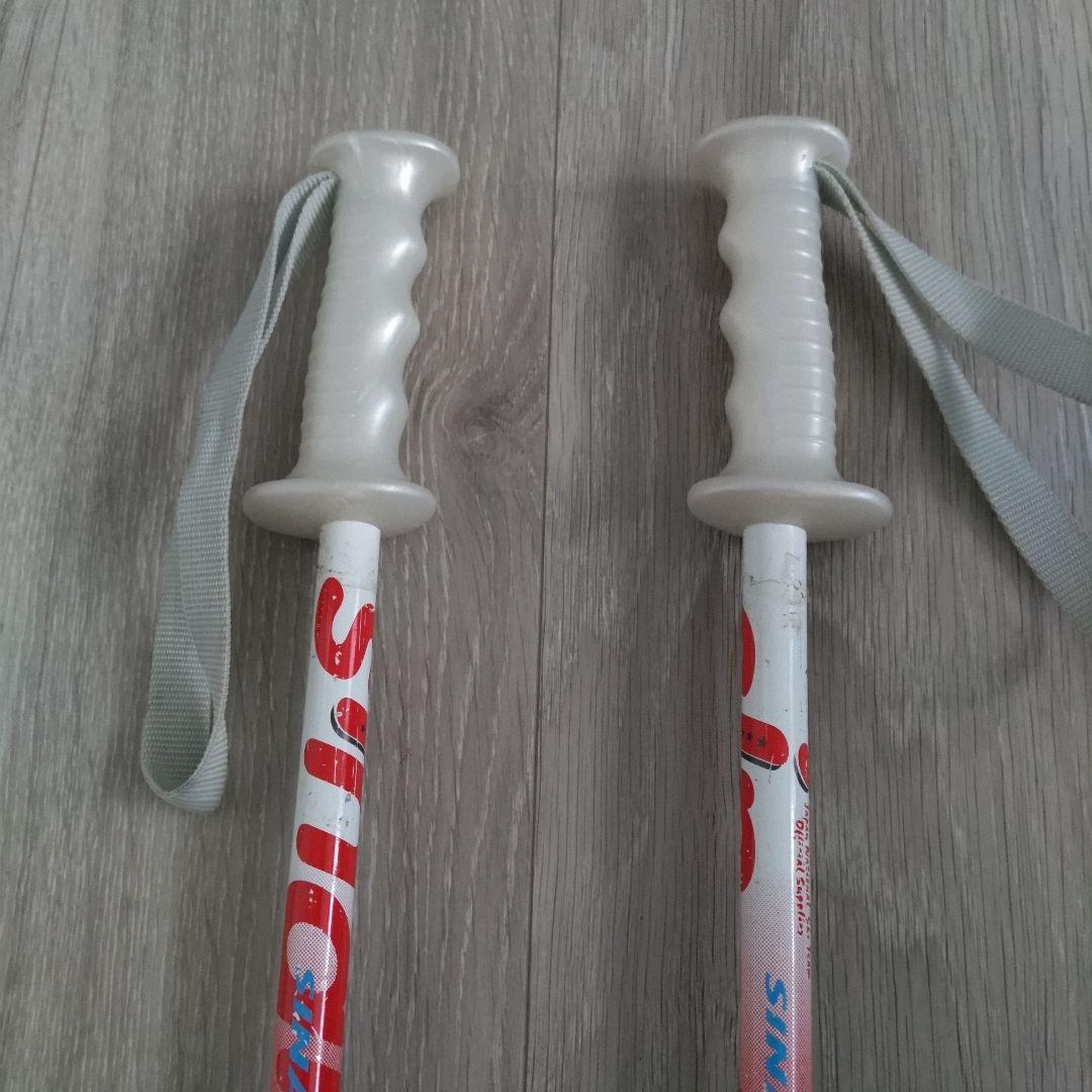 【子供用】スキー板110cm 靴20cm ストック85cmセット