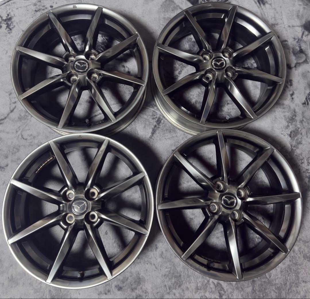 マツダ NDロードスター 純正高輝度塗装17インチホイール（4輪）