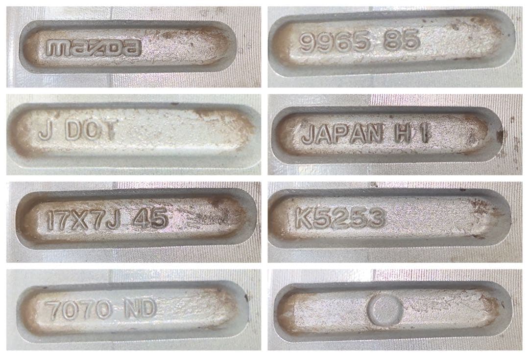 マツダ NDロードスター 純正高輝度塗装17インチホイール（4輪）