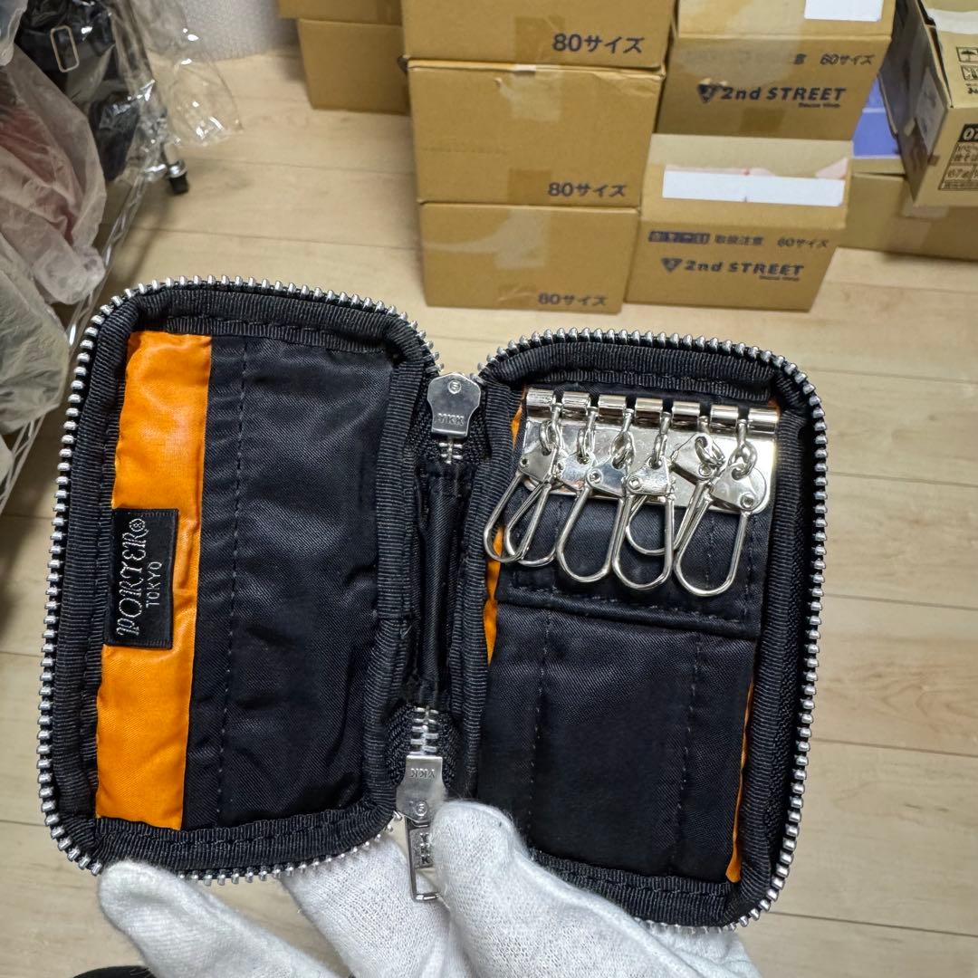 【新品同様】PORTER ポーター　タンカー　キーケース　黒　622-07138