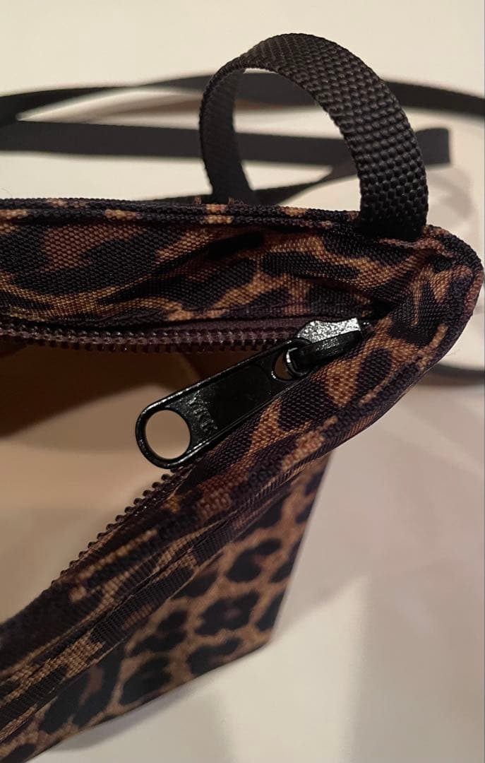 エルベシャプリエ　ミニXSショルダーバック ヒョウ柄