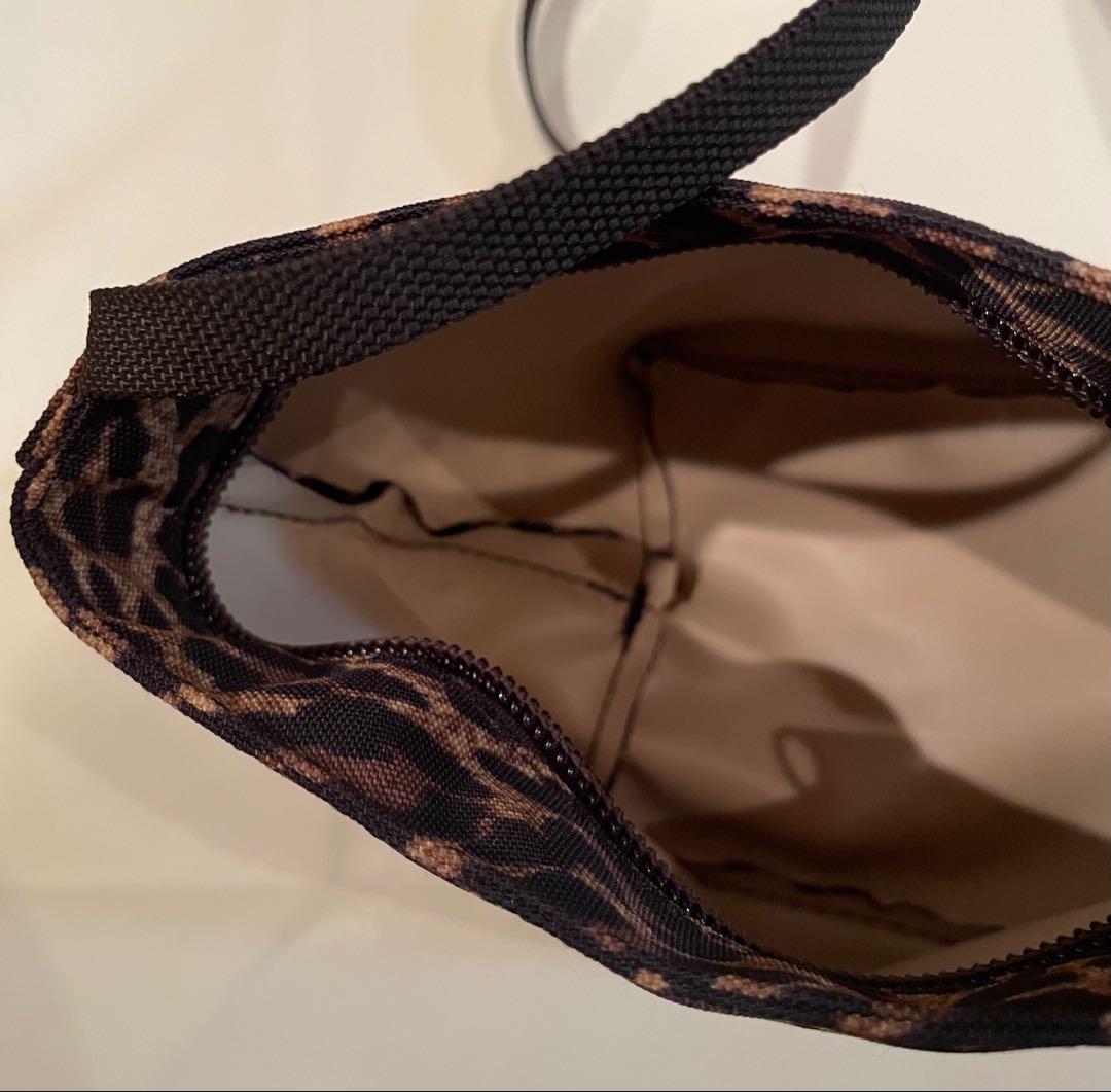 エルベシャプリエ　ミニXSショルダーバック ヒョウ柄