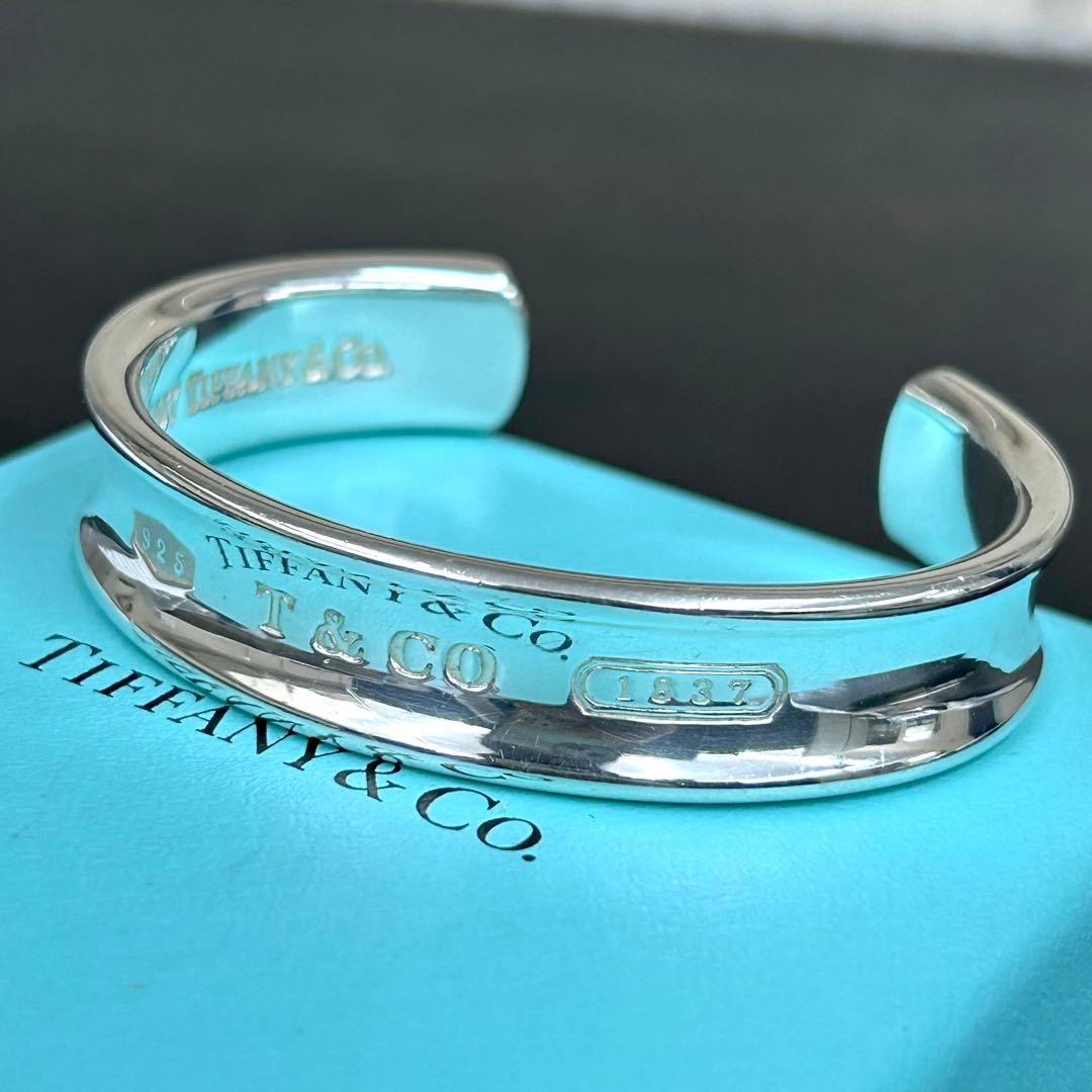 ティファニー　カフバングル　1837 ナロー　シルバー925 ブレスレット
