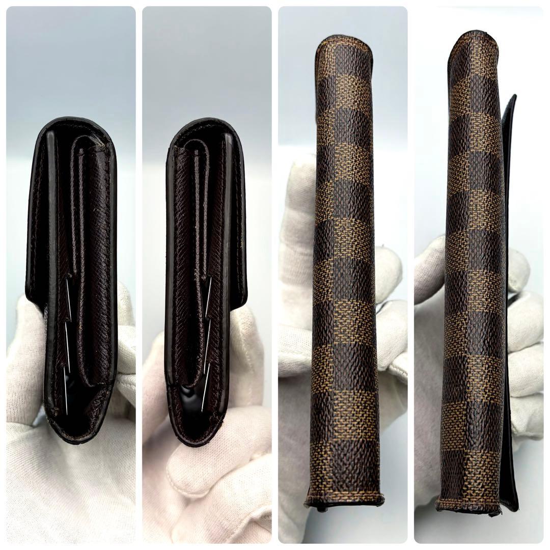 【セール中✨】ルイヴィトン ポルトフォイユ トレゾールダミエ正規品保証Z383