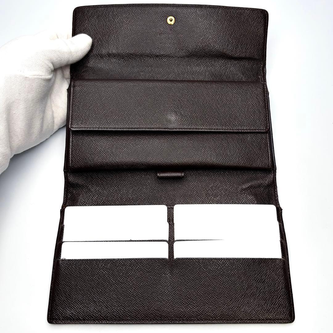 【セール中✨】ルイヴィトン ポルトフォイユ トレゾールダミエ正規品保証Z383