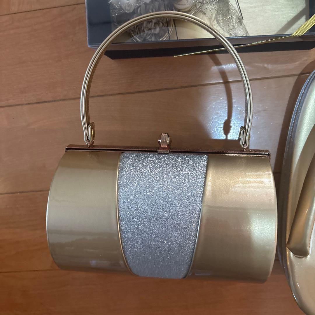 成人式　バック　草履　髪飾り