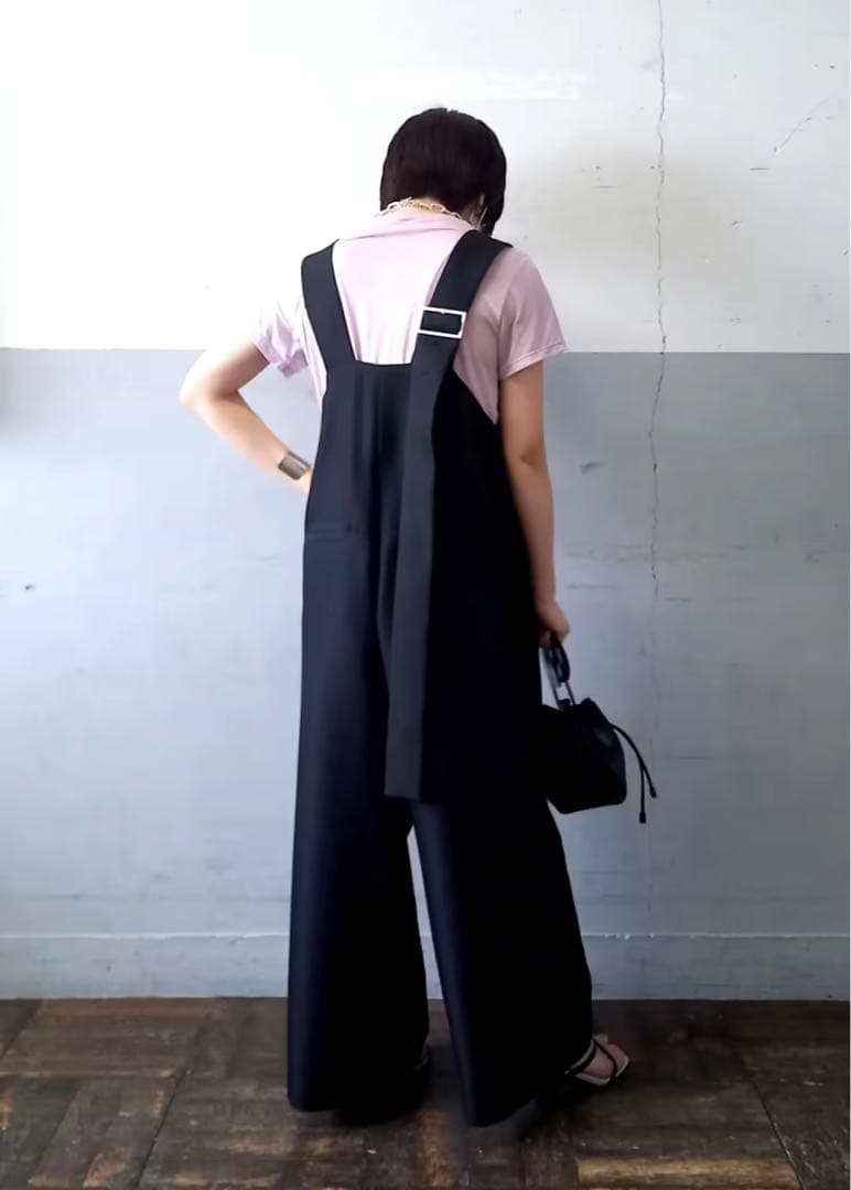 新品●アダムエロペ　ベルテッドストラップロンパース　ADAM ET ROPE'