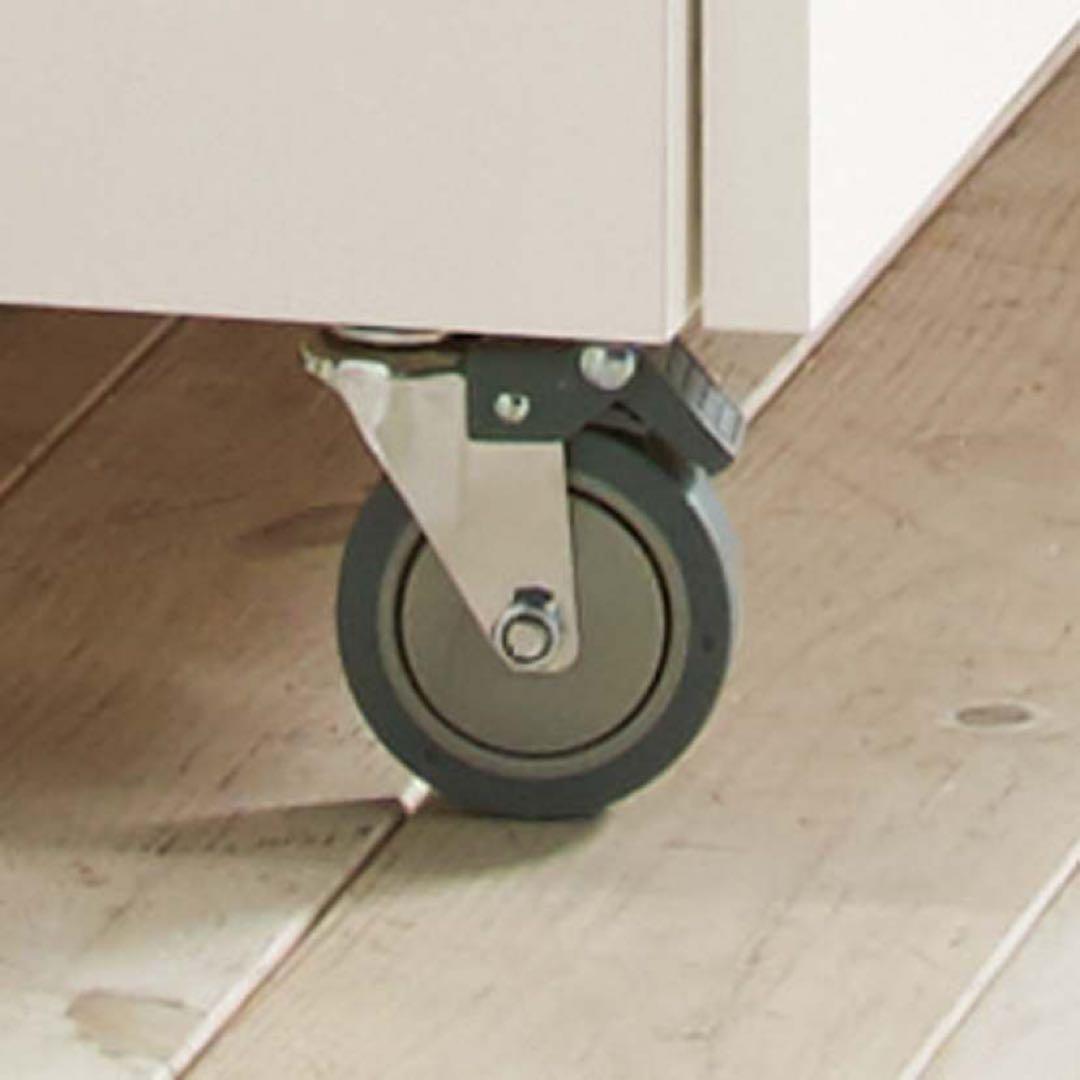 dinos可動式間仕切りミラークローゼット白ハンガ1段タイプ